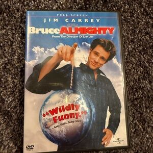 Universal Bruce Almighty DVD — Blue and Red Cover